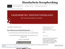 Tablet Screenshot of handarbetascrap.wordpress.com