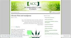 Desktop Screenshot of marijuanarecommendation.wordpress.com