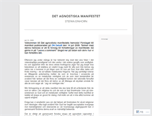 Tablet Screenshot of detagnostiskamanifestet.wordpress.com