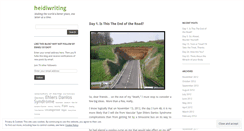Desktop Screenshot of heidiwriting.wordpress.com