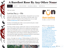 Tablet Screenshot of barefootrosebyanyothername.wordpress.com