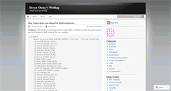 Desktop Screenshot of deryaoktay.wordpress.com