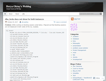 Tablet Screenshot of deryaoktay.wordpress.com