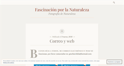 Desktop Screenshot of gerardofotonaturaleza.wordpress.com