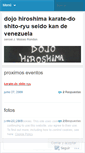 Mobile Screenshot of dojohiroshima.wordpress.com