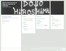 Tablet Screenshot of dojohiroshima.wordpress.com