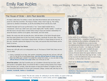 Tablet Screenshot of emilyraerobles.wordpress.com