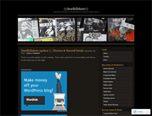 Tablet Screenshot of deadkillskate.wordpress.com