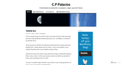 Desktop Screenshot of cppalacios.wordpress.com