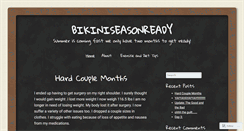Desktop Screenshot of bikiniseasonready.wordpress.com