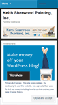 Mobile Screenshot of keithsherwoodpainting.wordpress.com