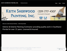 Tablet Screenshot of keithsherwoodpainting.wordpress.com