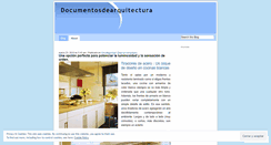 Desktop Screenshot of documentosdearquitectura.wordpress.com