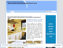 Tablet Screenshot of documentosdearquitectura.wordpress.com