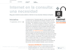 Tablet Screenshot of internetenlaconsulta.wordpress.com