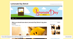 Desktop Screenshot of lemonadedaydetroit.wordpress.com