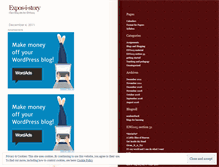 Tablet Screenshot of expository.wordpress.com