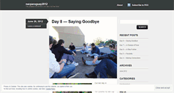 Desktop Screenshot of nacparaguay2012.wordpress.com
