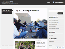 Tablet Screenshot of nacparaguay2012.wordpress.com
