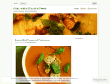 Tablet Screenshot of girlwithhealthfood.wordpress.com