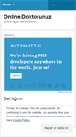 Mobile Screenshot of doktorunuz.wordpress.com