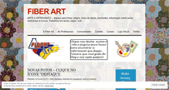 Desktop Screenshot of fiberartblog.wordpress.com