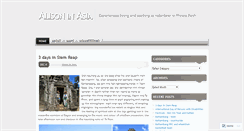 Desktop Screenshot of alisoninasia.wordpress.com
