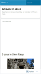 Mobile Screenshot of alisoninasia.wordpress.com