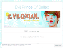 Tablet Screenshot of evilqxian.wordpress.com