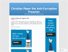 Tablet Screenshot of christianpeper.wordpress.com