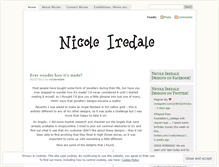 Tablet Screenshot of nicoleiredale.wordpress.com