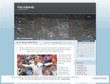 Tablet Screenshot of postordinandy.wordpress.com