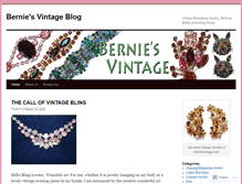 Tablet Screenshot of berniesvintage.wordpress.com