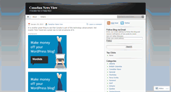 Desktop Screenshot of canadiannewsview.wordpress.com