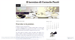 Desktop Screenshot of ilmiotaccuino.wordpress.com