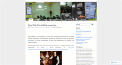 Desktop Screenshot of cineclubesdf.wordpress.com