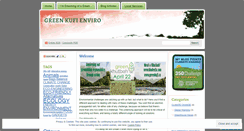 Desktop Screenshot of greenkufienviro.wordpress.com