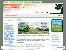 Tablet Screenshot of greenkufienviro.wordpress.com