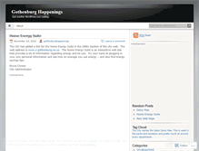 Tablet Screenshot of gothenburghappenings.wordpress.com