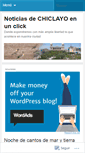 Mobile Screenshot of chiclayonoticias.wordpress.com