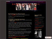 Tablet Screenshot of demifans123.wordpress.com