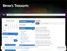 Tablet Screenshot of bryanens.wordpress.com