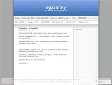 Tablet Screenshot of egzaminy.wordpress.com