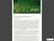 Tablet Screenshot of communityvitality.wordpress.com