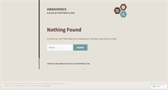 Desktop Screenshot of matthewdclarkaz.wordpress.com
