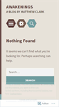 Mobile Screenshot of matthewdclarkaz.wordpress.com