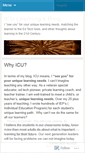 Mobile Screenshot of iculearning.wordpress.com