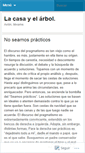 Mobile Screenshot of lacasayelarbol.wordpress.com