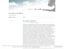 Tablet Screenshot of lacasayelarbol.wordpress.com