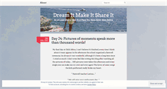 Desktop Screenshot of dreamitmakeitshareit.wordpress.com